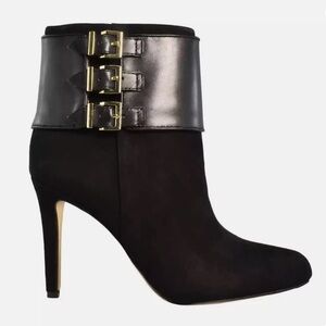 Louise et Cie Sirena Buckle Cuff High Heel Ankle Bootie